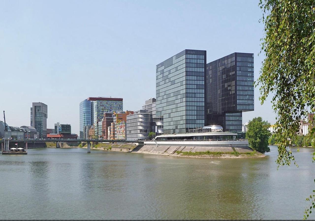 דיסלדורף Medienhafen Apartment Direkt Am Zentrum מראה חיצוני תמונה